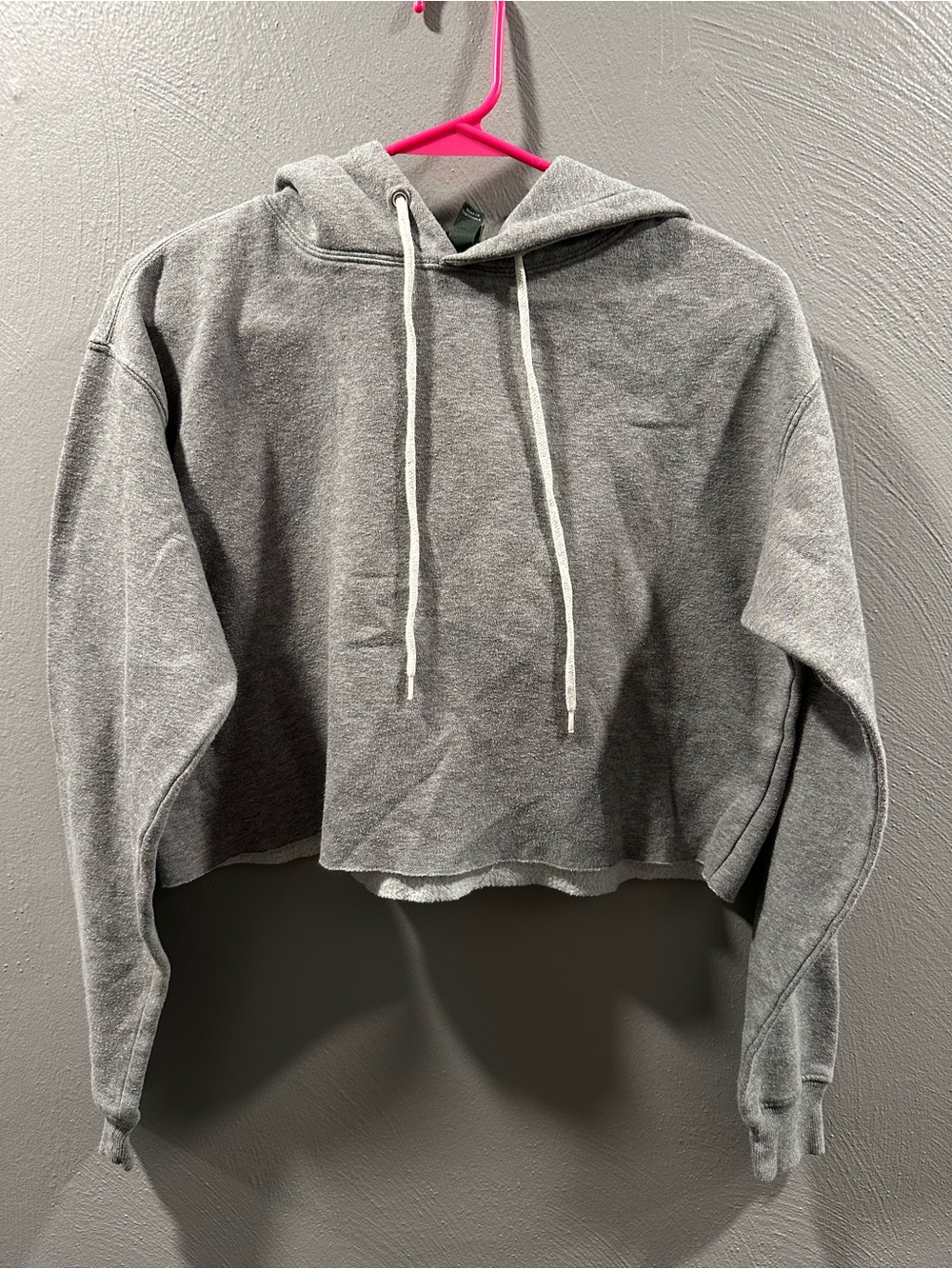 wild fable Cropped Gray Hoodie Sweatshirt